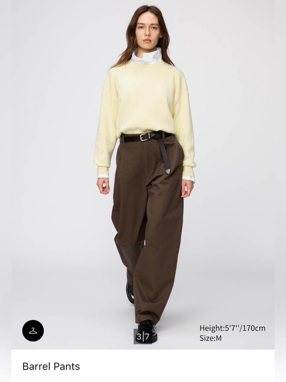 Uniqlo Cream Cotton pants (unisex) - Picture 12 of 12